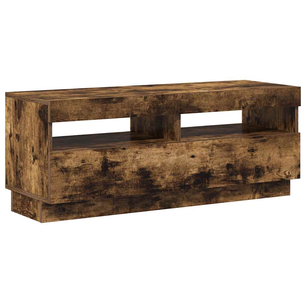 Tv Skříňka S Led Osvětlením 100 X 35 X 40 Cm
