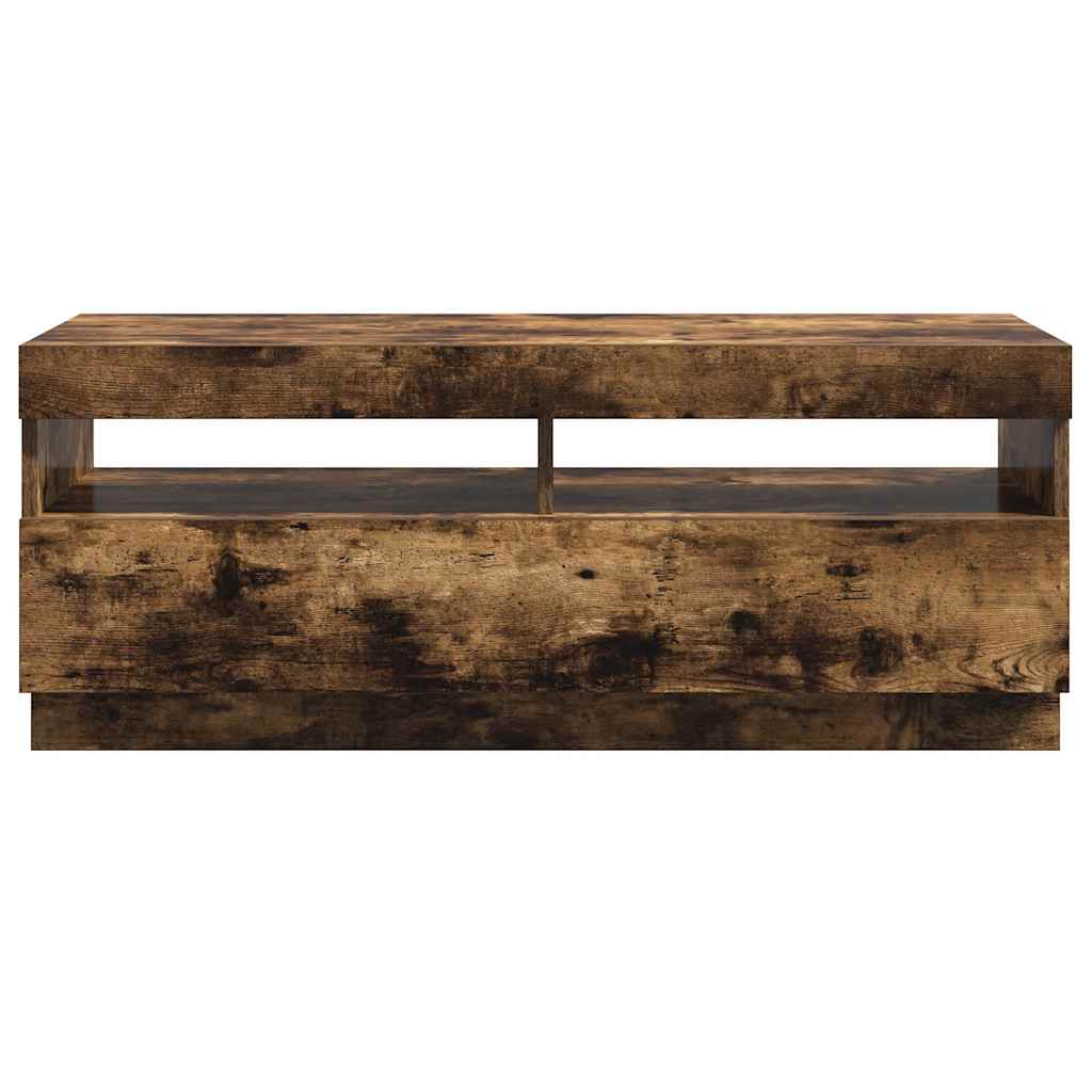 Tv Skříňka S Led Osvětlením 100 X 35 X 40 Cm