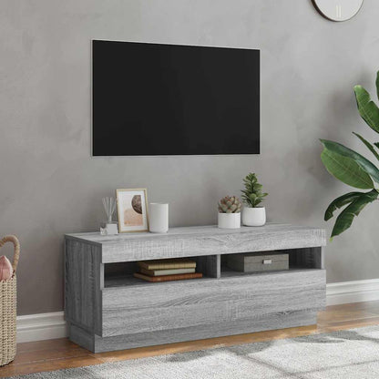 Tv Skříňka S Led Osvětlením 100 X 35 X 40 Cm
