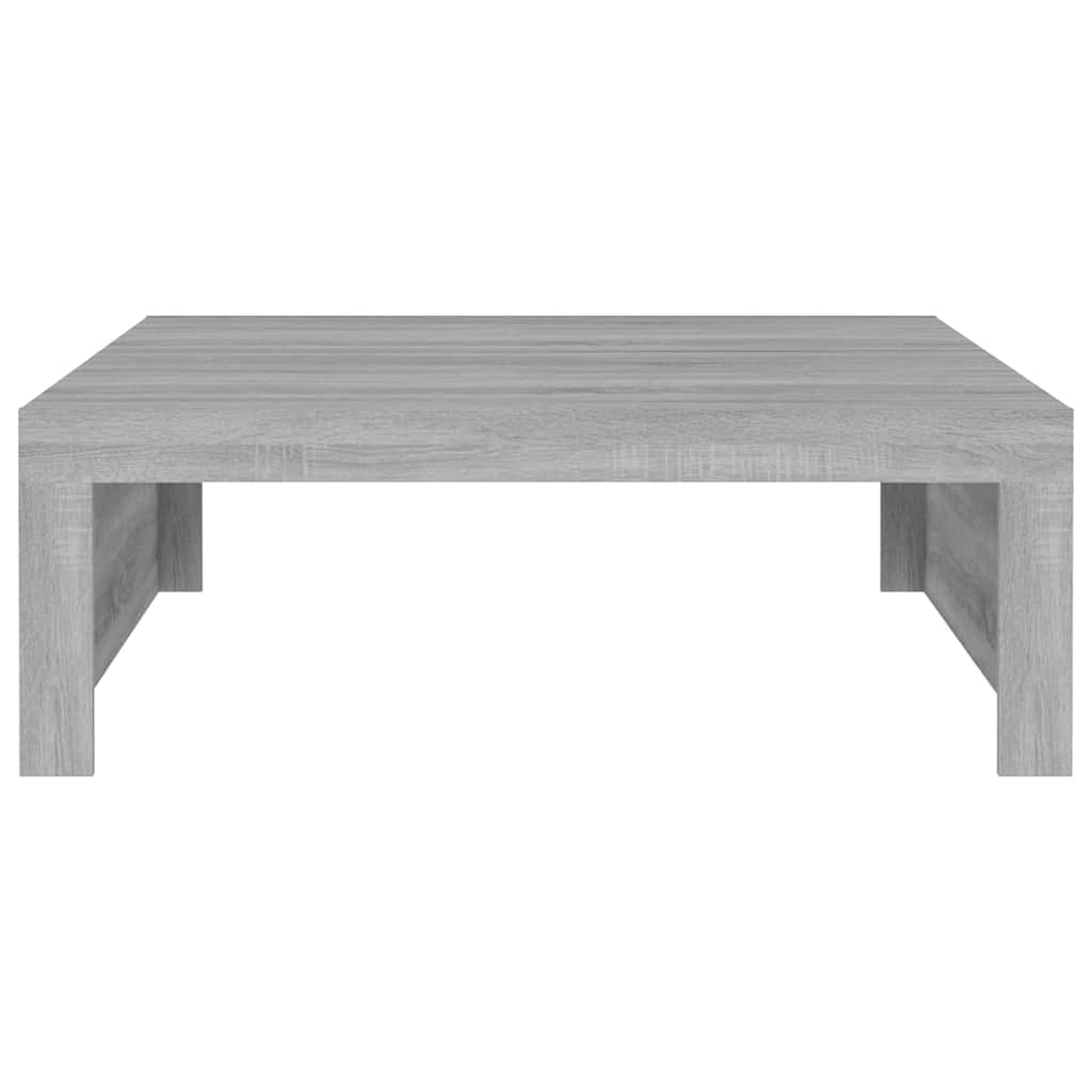 Konferenční Stolek Šedý Sonoma 100X100X35 Cm Kompozitní Dřevo