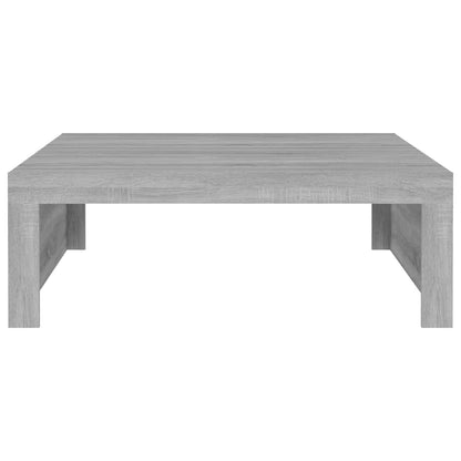 Konferenční Stolek Šedý Sonoma 100X100X35 Cm Kompozitní Dřevo