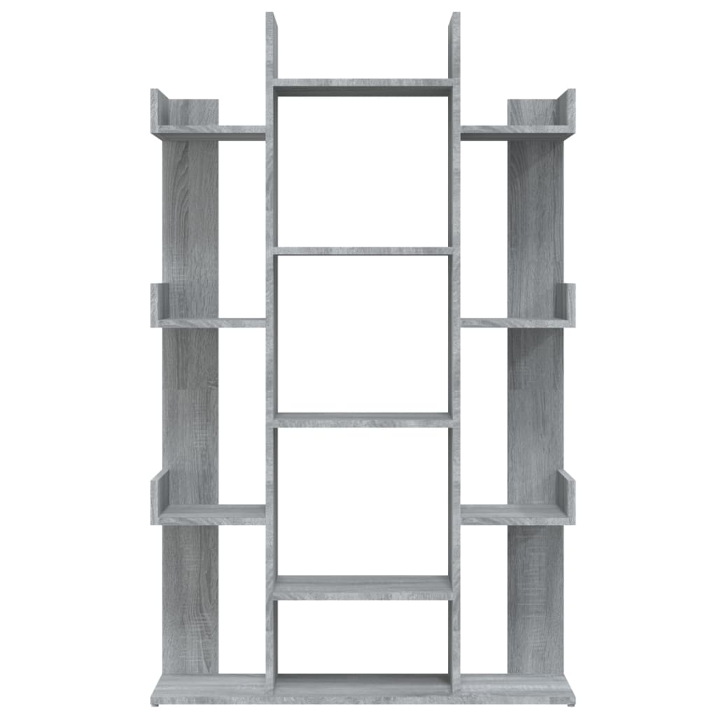 Knihovna Šedá Sonoma 86 X 25,5 X 140 Cm Kompozitní Dřevo