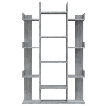 Knihovna Šedá Sonoma 86 X 25,5 X 140 Cm Kompozitní Dřevo