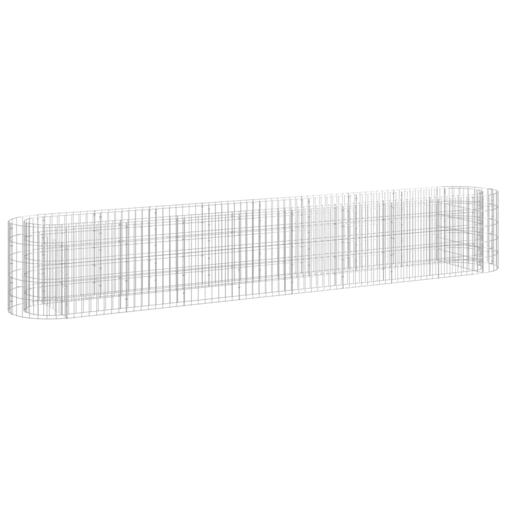 Gabionový Vyvýšený Záhon Pozinkované Železo