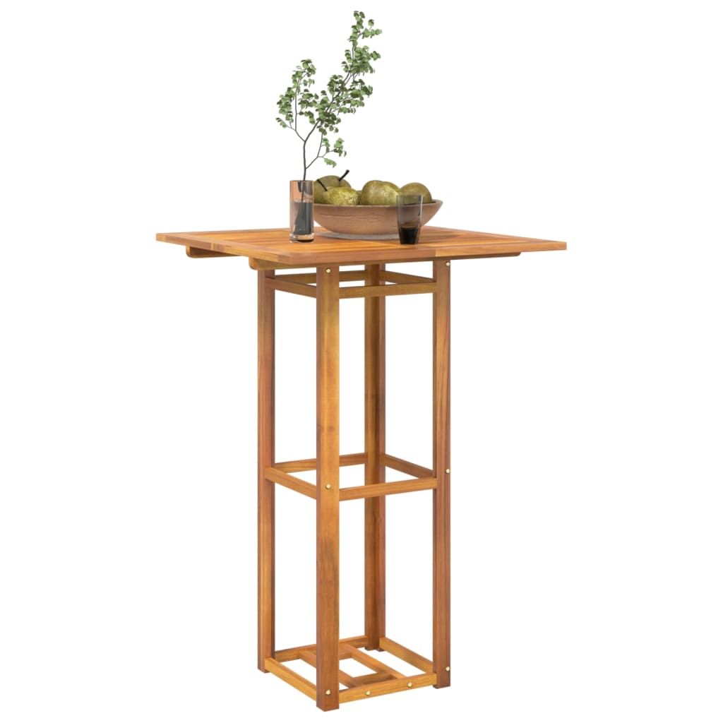 Bistro Stůl 75 X 75 X 110 Cm Masivní Akáciové Dřevo