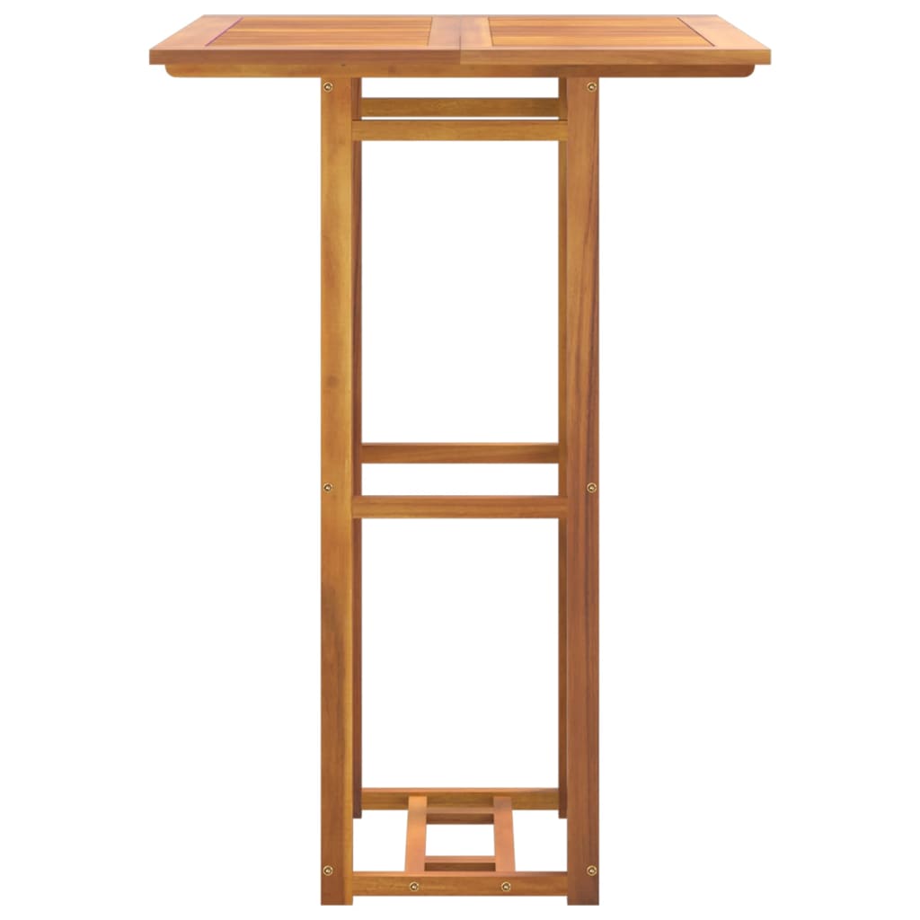Bistro Stůl 75 X 75 X 110 Cm Masivní Akáciové Dřevo