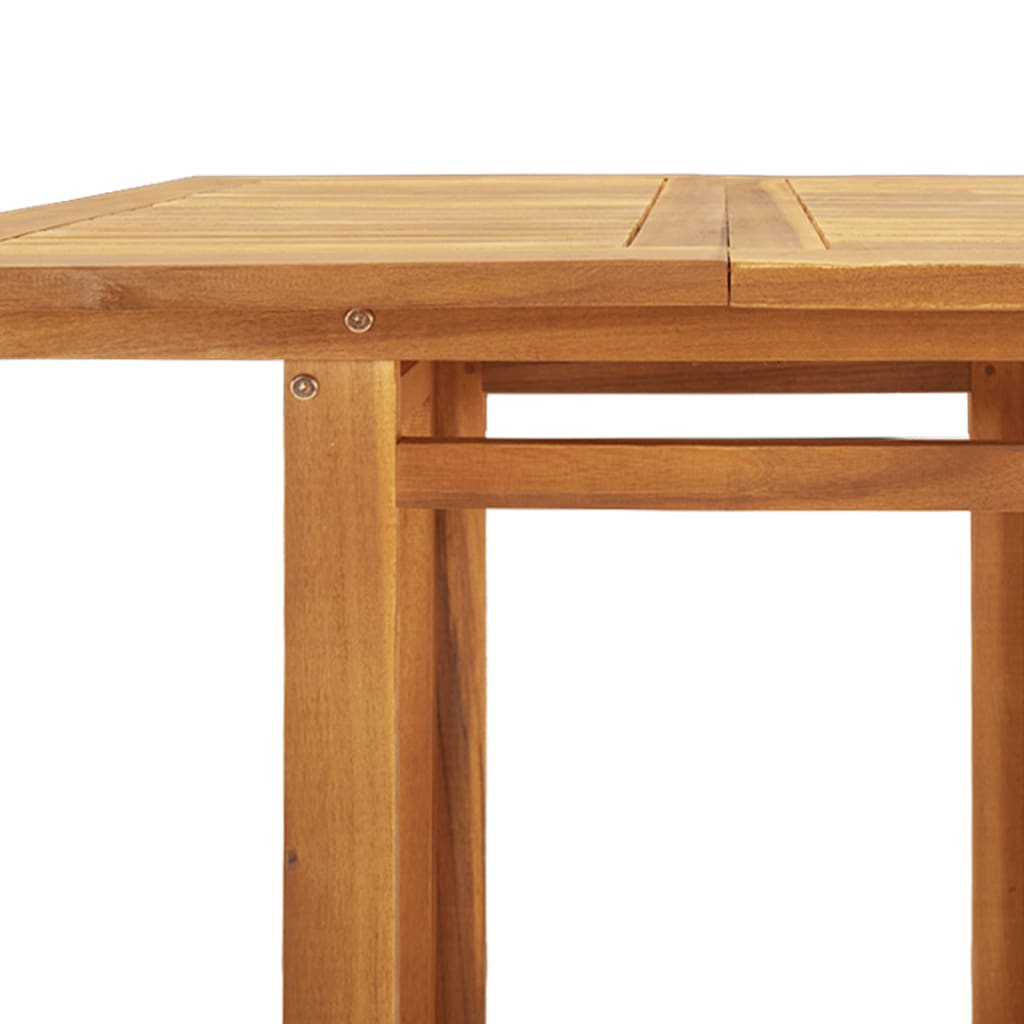 Bistro Stůl 75 X 75 X 110 Cm Masivní Akáciové Dřevo