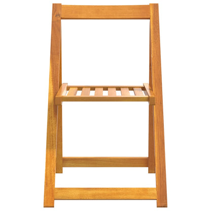 Skládací Zahradní Židle 4 Ks Masivní Akácie