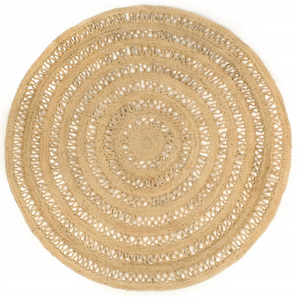 Ručně Vyrobený Koberec Ze Splétané Juty