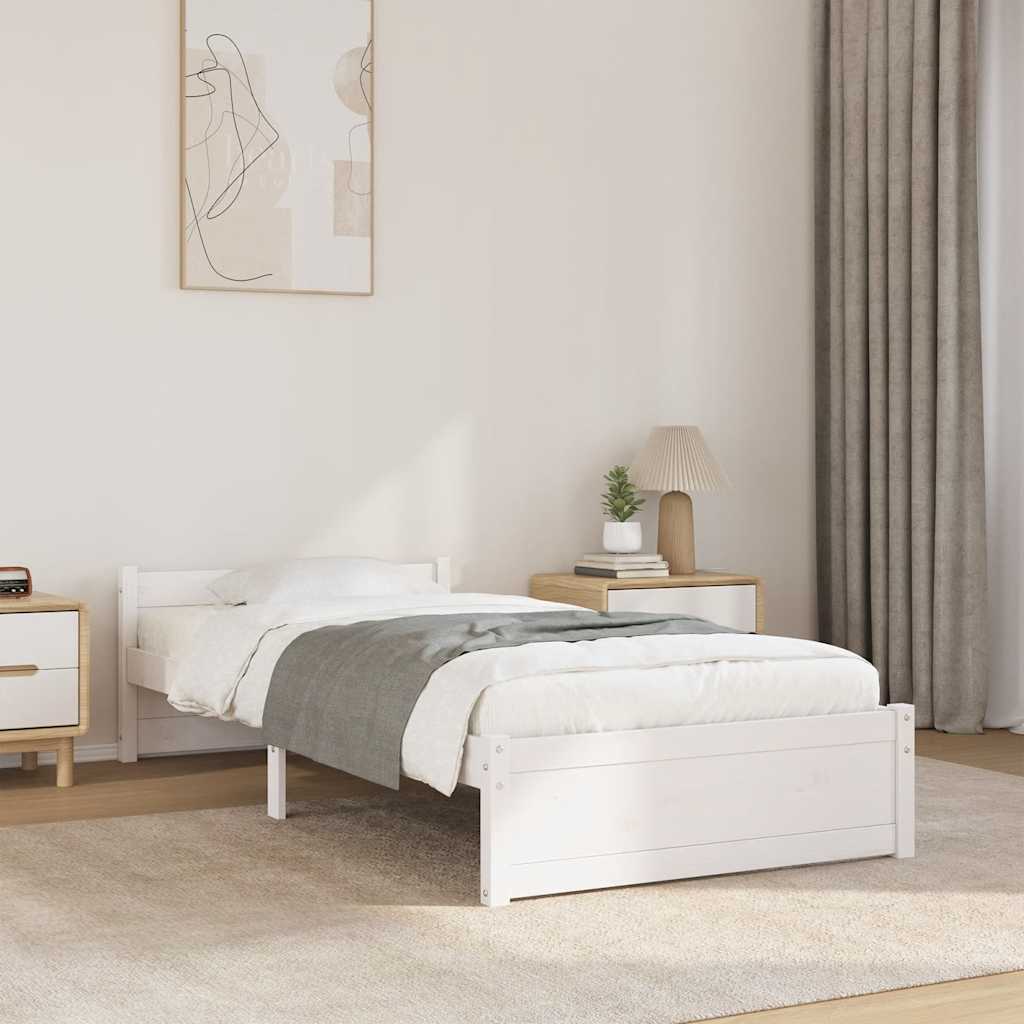 Rám Postele Masivní Dřevo Small Single