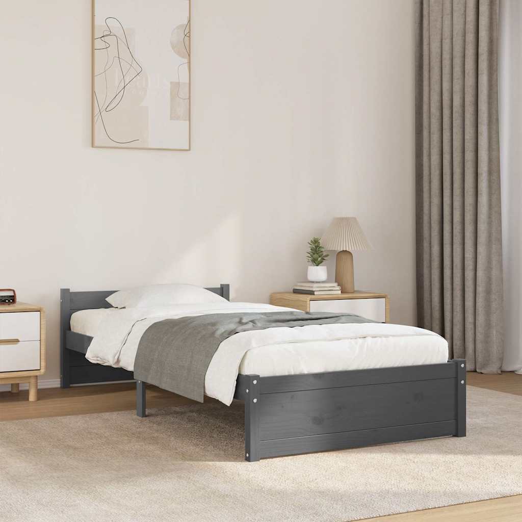 Rám Postele Masivní Dřevo Small Single
