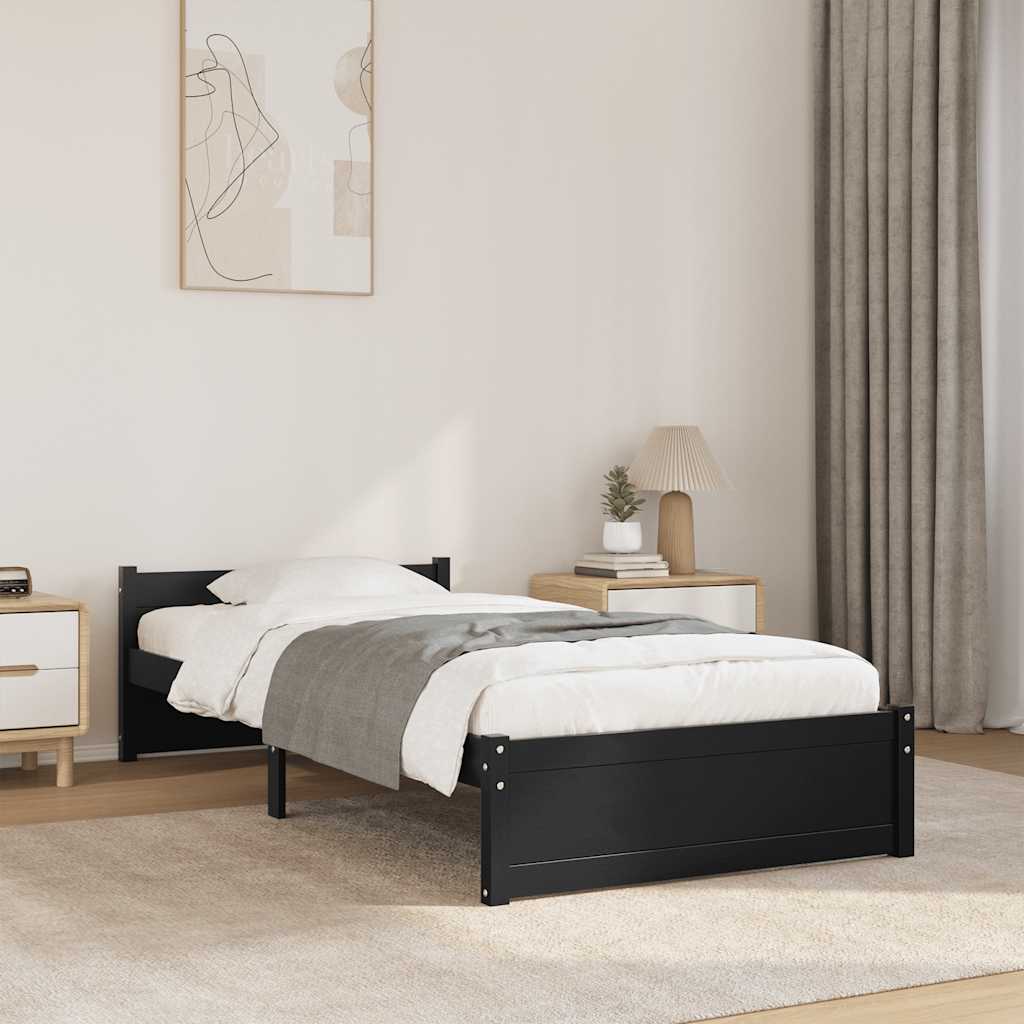 Rám Postele Masivní Dřevo Small Single