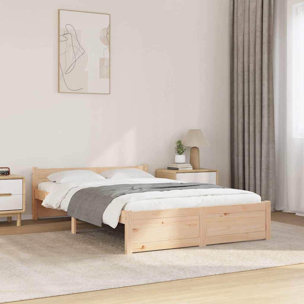 Rám Postele Masivní Dřevo Small Single
