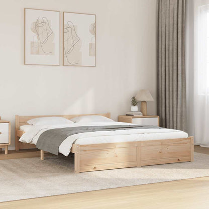 Rám Postele Masivní Dřevo Small Single