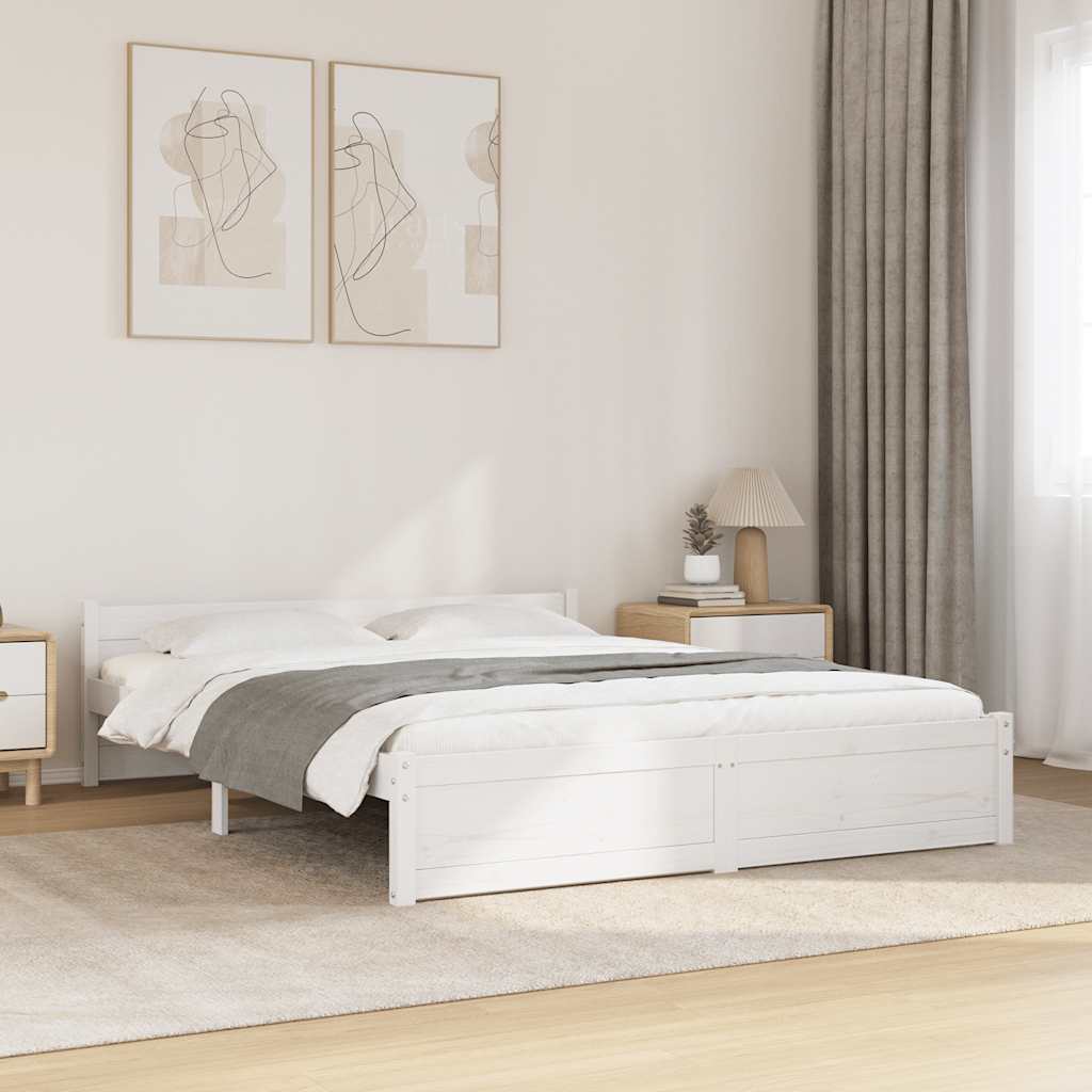 Rám Postele Masivní Dřevo Small Single