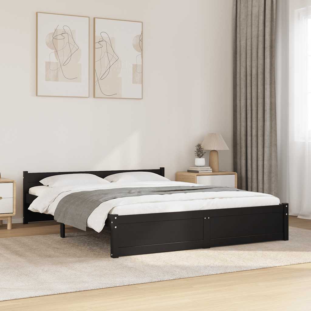Rám Postele Masivní Dřevo Small Single