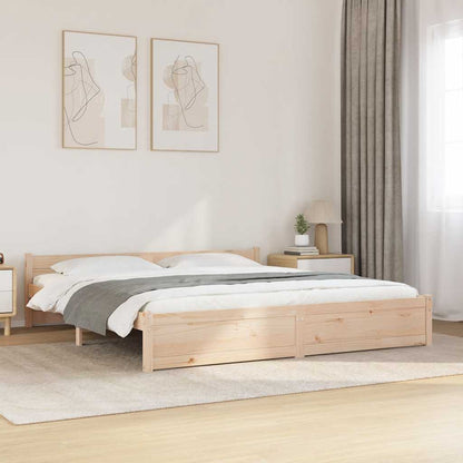 Rám Postele Masivní Dřevo Small Single