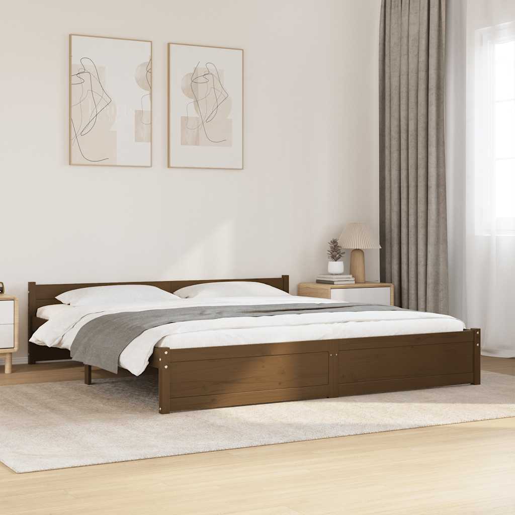 Rám Postele Masivní Dřevo Small Single