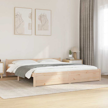 Rám Postele Masivní Dřevo Small Single