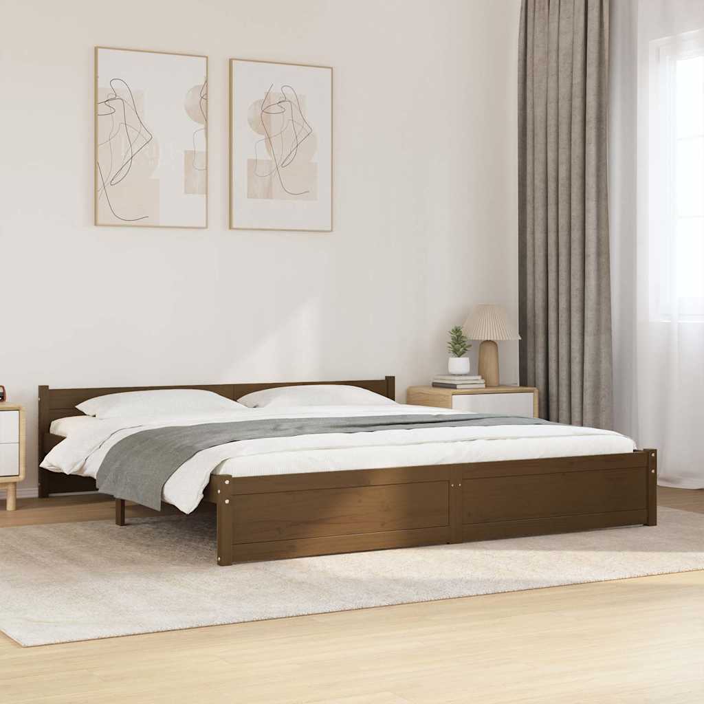 Rám Postele Masivní Dřevo Small Single