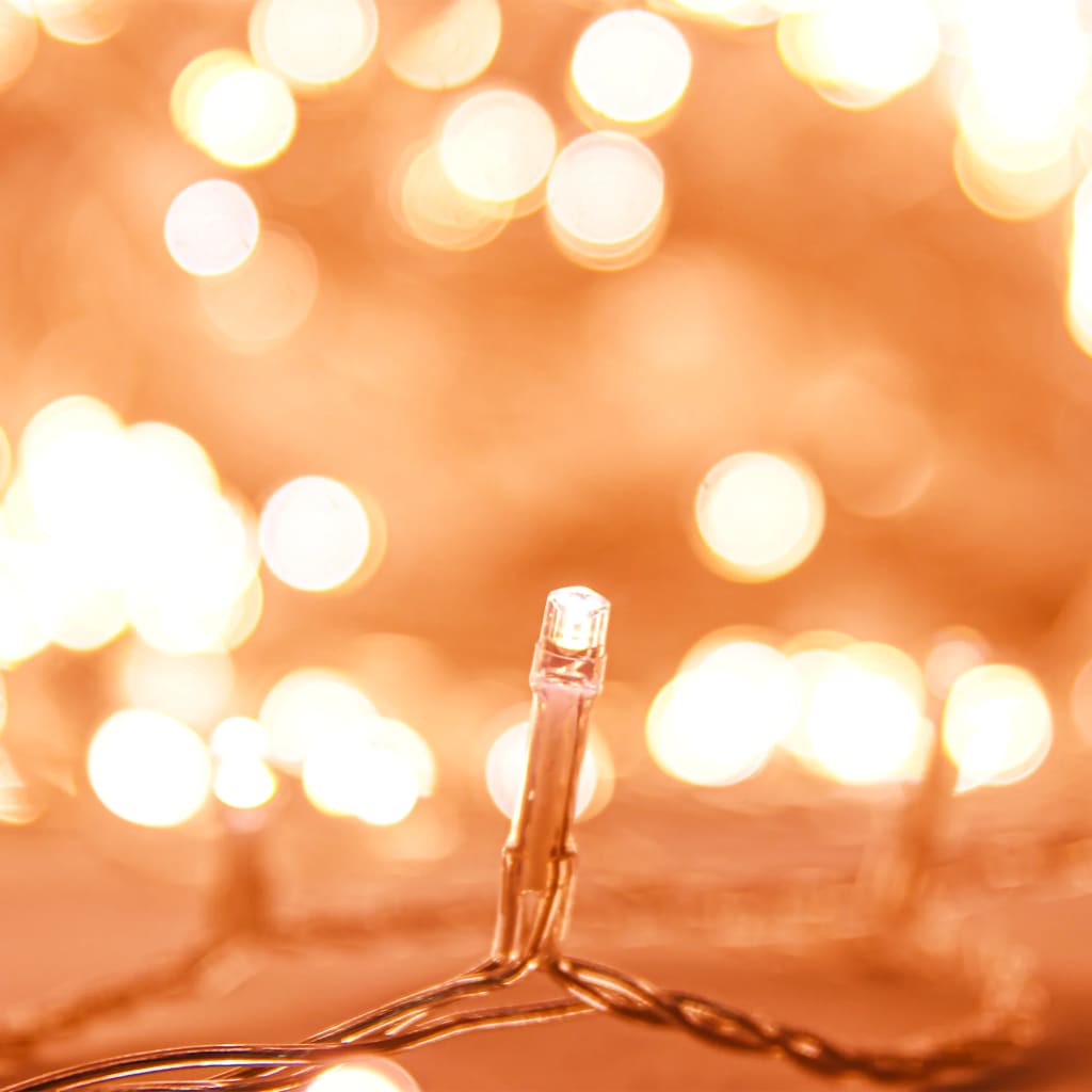 Světelný Led Řetěz S 1 000 Led Diodami Teplý Bílý Pvc