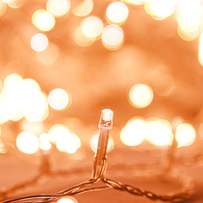 Světelný Led Řetěz S 1 000 Led Diodami Teplý Bílý Pvc