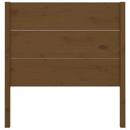 Čelo Postele Medově Hnědé 81 X 4 X 100 Cm Masivní Borovice