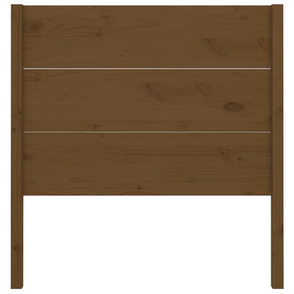 Čelo Postele Medově Hnědé 106 X 4 X 100 Cm Masivní Borovice