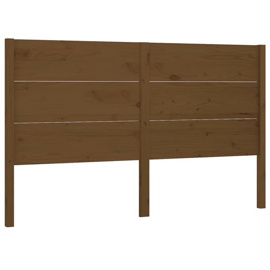 Čelo Postele Medově Hnědé 126 X 4 X 100 Cm Masivní Borovice