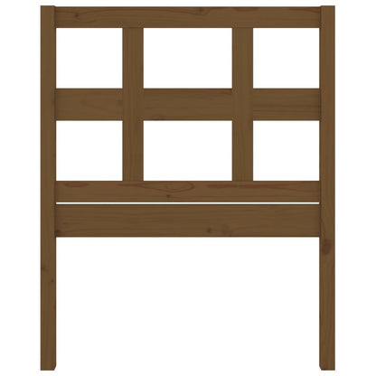 Čelo Postele Medově Hnědé 105,5 X 4 X 100 Cm Masivní Borovice