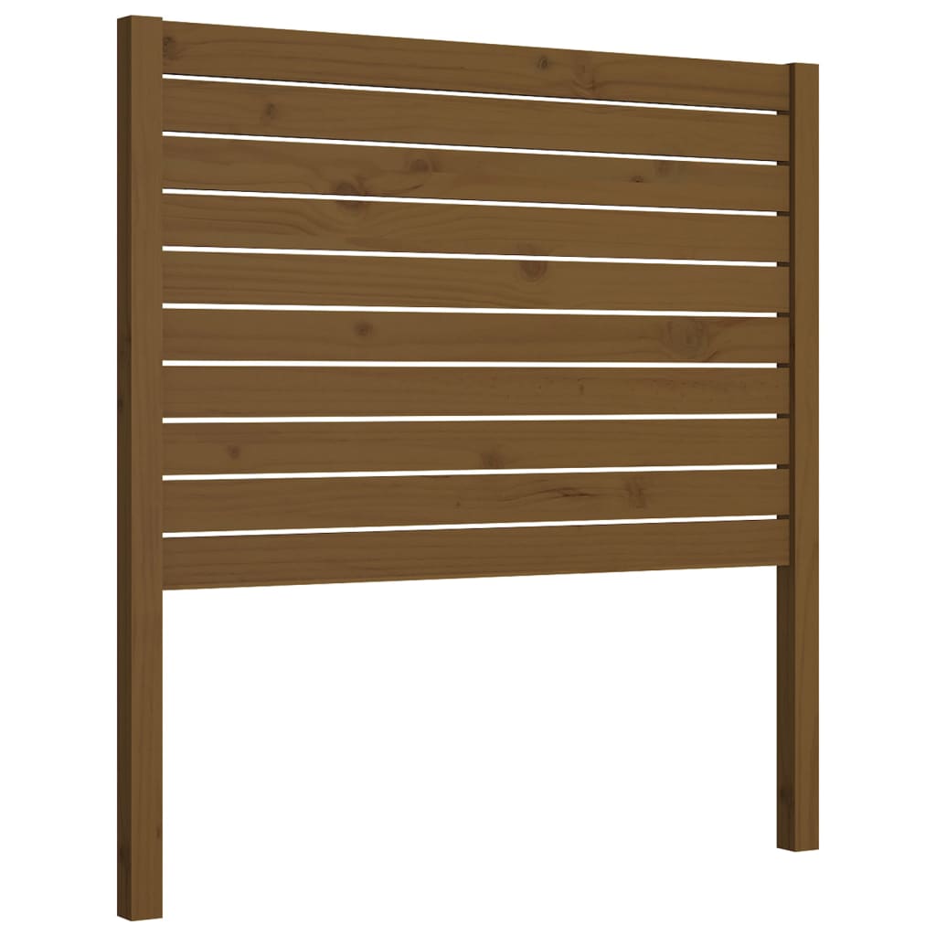 Čelo Postele Medově Hnědé 106 X 4 X 100 Cm Masivní Borovice