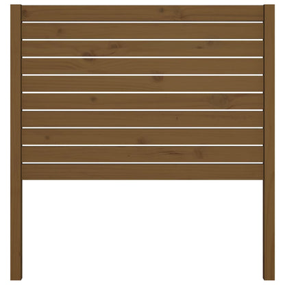 Čelo Postele Medově Hnědé 106 X 4 X 100 Cm Masivní Borovice