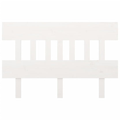 Čelo Postele Bílé 153,5 X 3 X 81 Cm Masivní Borovice
