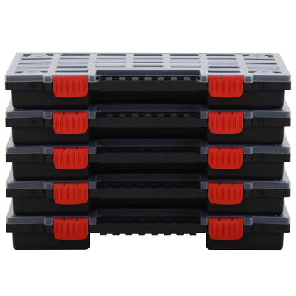 Organizéry Na Součástky 5 Ks 40 X 30 X 5 Cm Polypropylen