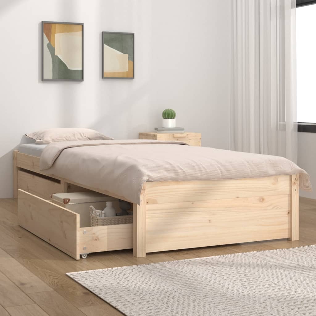 Rám Postele Se Zásuvkami Small Single