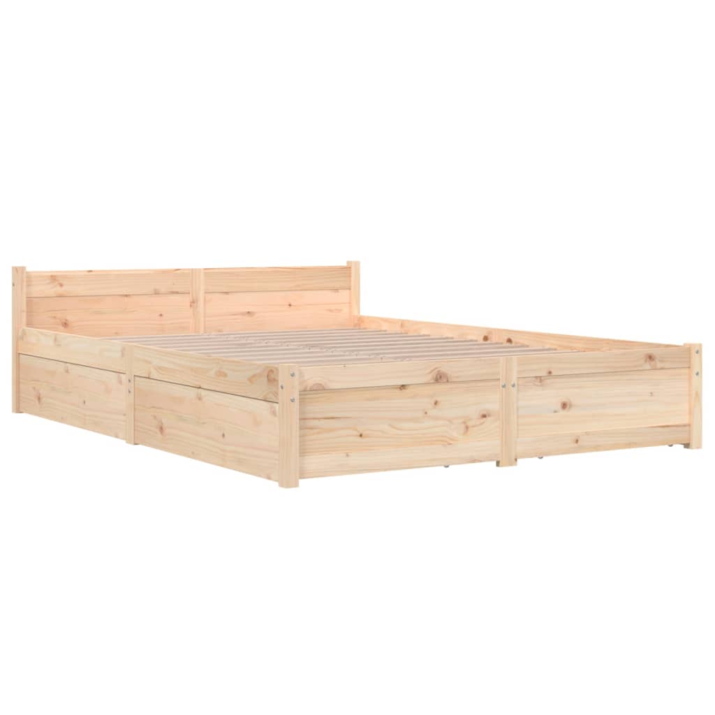 Rám Postele Se Zásuvkami