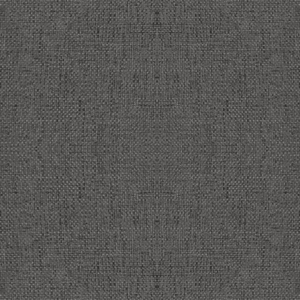 Otočné Jídelní Židle 2 Ks Tmavě Šedé Textil