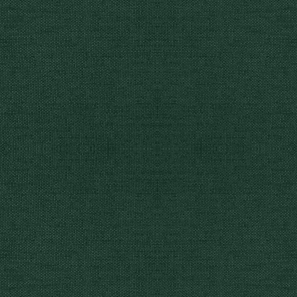 Otočné Jídelní Židle 2 Ks Tmavě Zelené Textil