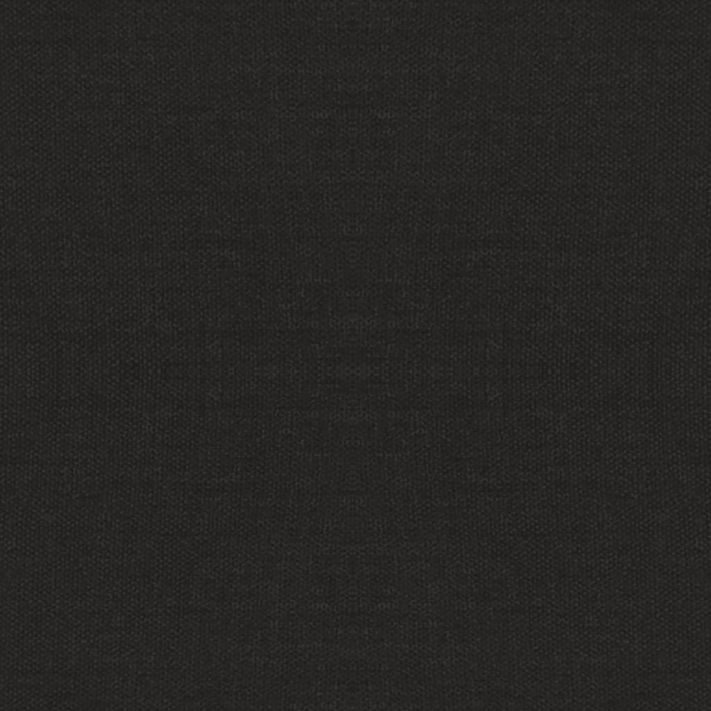 Otočné Jídelní Židle 2 Ks Černé Textil