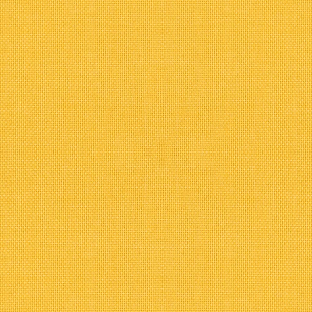 Otočné Jídelní Židle 2 Ks Hořčicově Žluté Textil