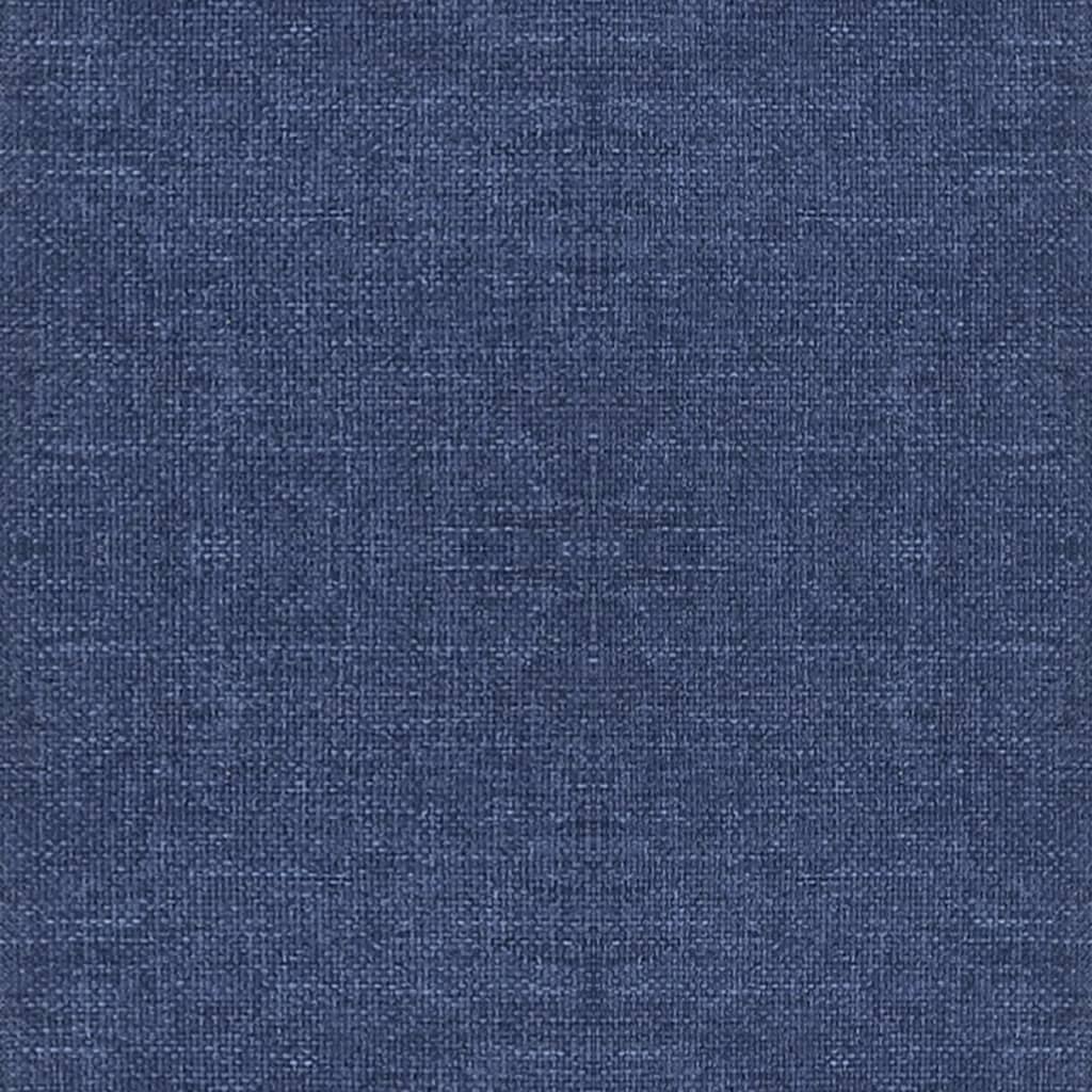 Otočné Jídelní Židle 2 Ks Modré Textil