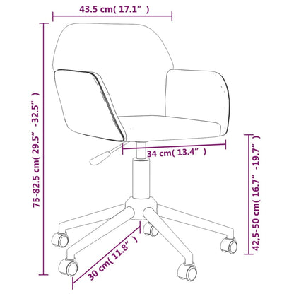 Otočné Jídelní Židle 2 Ks Krémové Textil