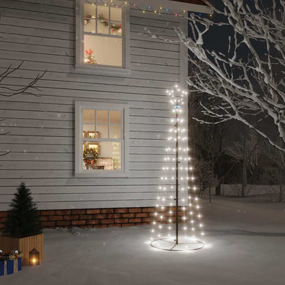 Vánoční Stromek Kužel 108 Teplých Bílých Led Diod 70 X 180 Cm