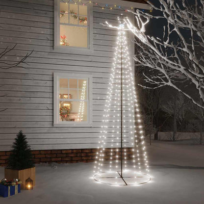 Vánoční Stromek Kužel 108 Teplých Bílých Led Diod 70 X 180 Cm