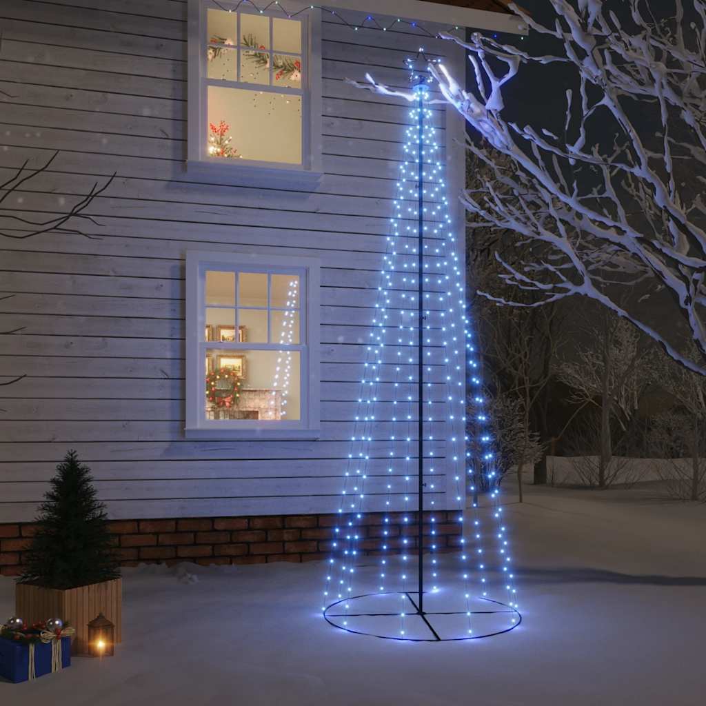 Vánoční Stromek Kužel 108 Teplých Bílých Led Diod 70 X 180 Cm