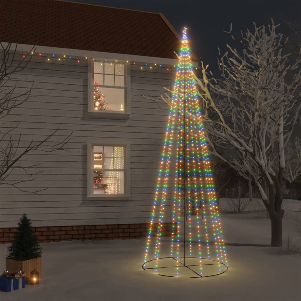 Vánoční Stromek Kužel 108 Teplých Bílých Led Diod 70 X 180 Cm