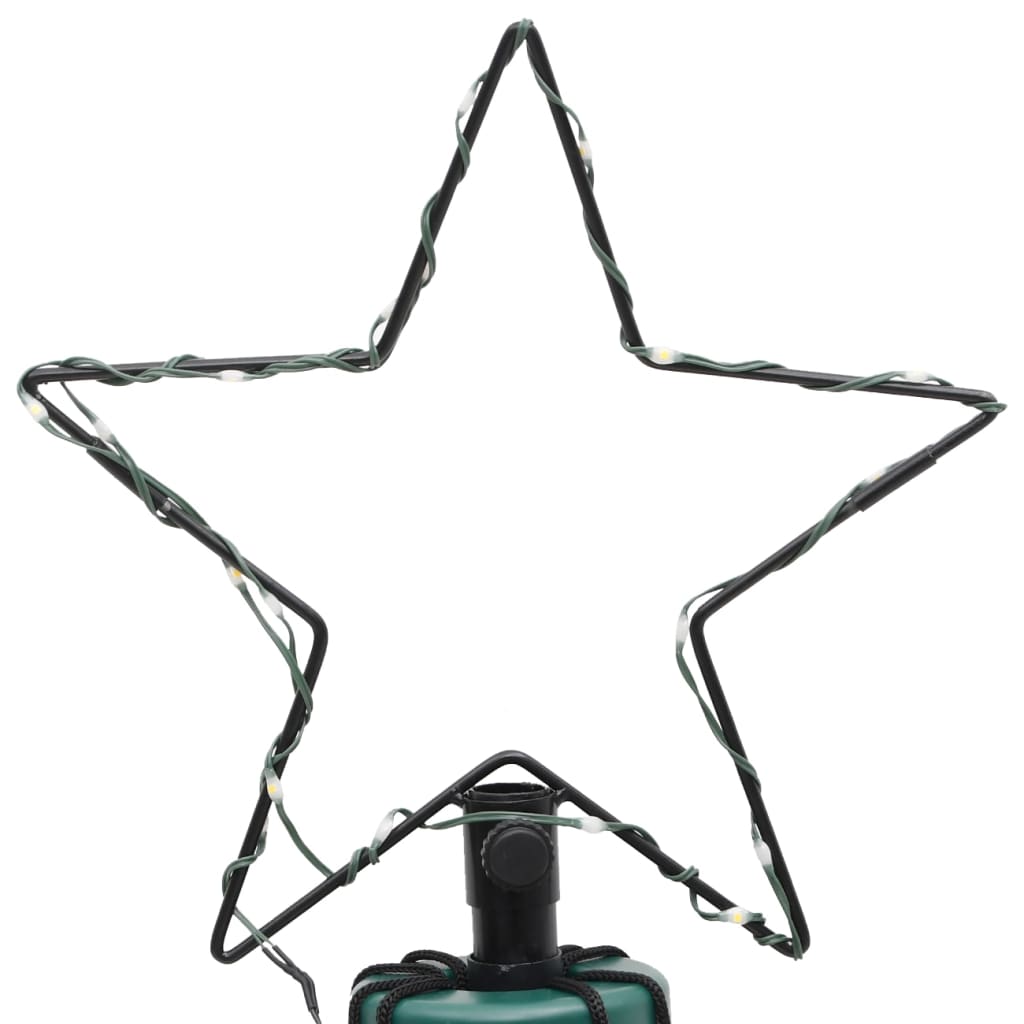 Vánoční Strom S Hrotem 310 Teple Bílých Led Diod 300 Cm