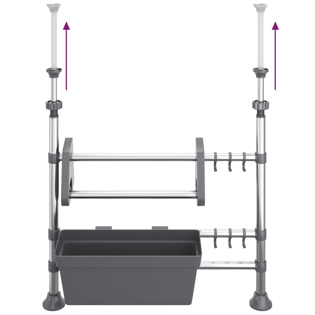 Nastavitelný Kuchyňský Organizér Hliník