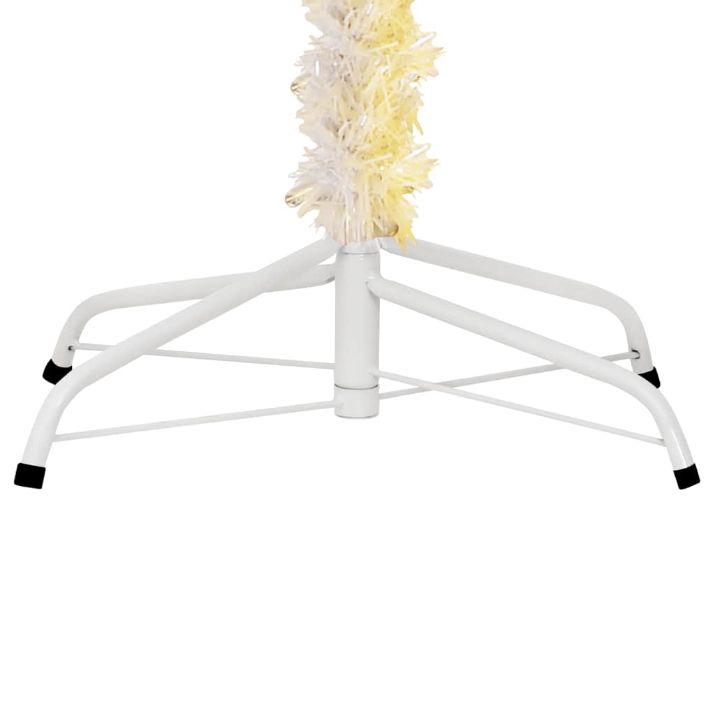 Umělý Vánoční Stromek S Duhovým Jehličím Bílý 180 Cm Pvc