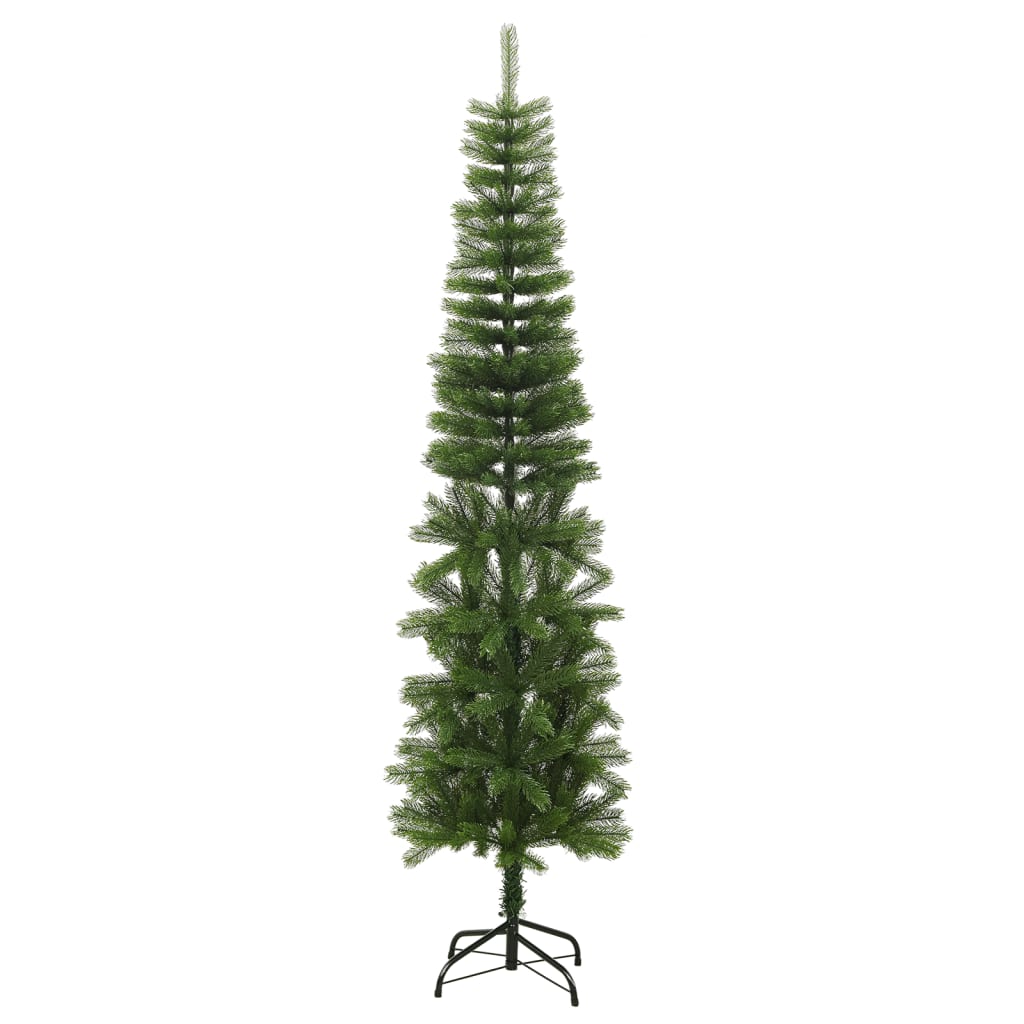 Umělý Úzký Vánoční Stromek Se Stojanem 240 Cm Pe